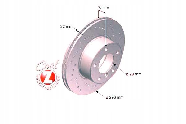 BREMSSCHEIBEN 2ST BMW 5 E39 95-03 ZIMMERMANN Product image