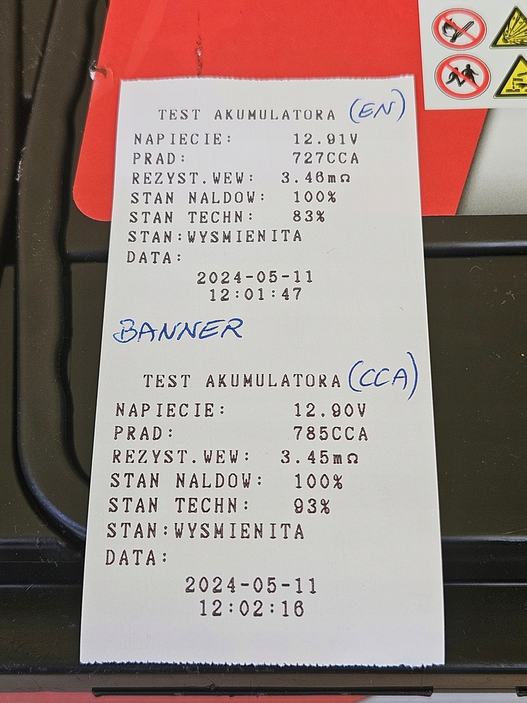Banner Power Bull 95Ah 780A Akku – 83 % Product image