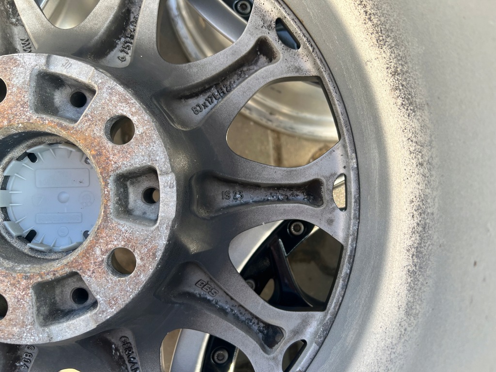 BBS BMW ALU-FELGEN 17'' 5X120 ET23 E60 E63 E46 GESCHMIEDET Product image