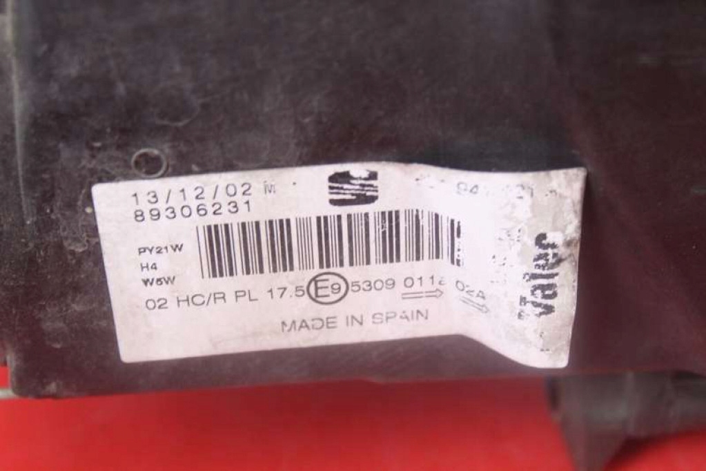 SCHEINWERFER LINKS VORDERE LAMPE EU SEAT CORDOBA 2 II 6L 03-09 Product image