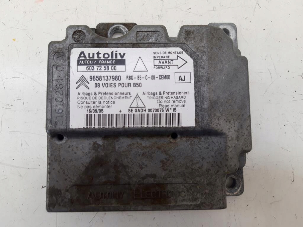 MODUL SENSOR AIRBAG CITROEN C4 I 603725800 Product image