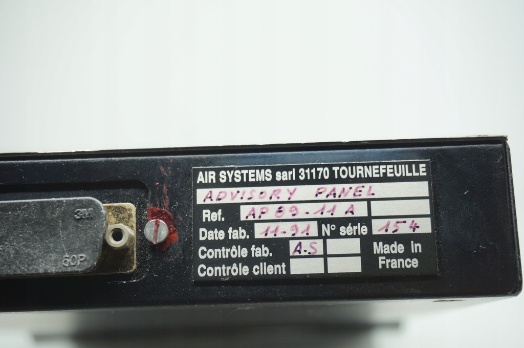 FLUGZEUG-ANZEIGEFELD INFORMATIONSBEREITSAFE AP89-11A Product image