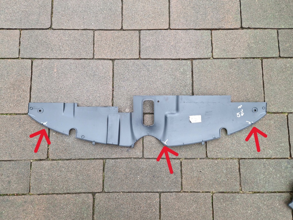 Citroen C4 Picasso II Obere Abdeckung des vorderen Gürtels 9676038577   2013 Product image