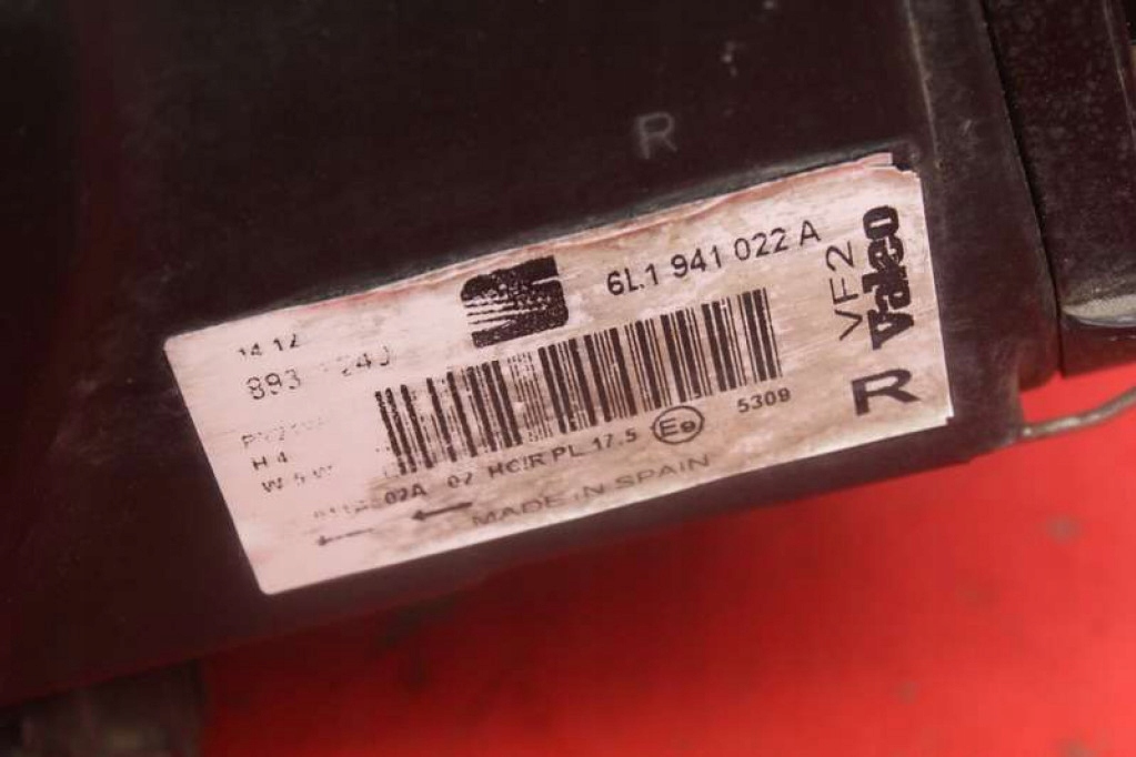 RECHTER SCHEINWERFER VORDERE LAMPE EU 6L1941022A SEAT CORDOBA 2 II 6L 03-09 Product image