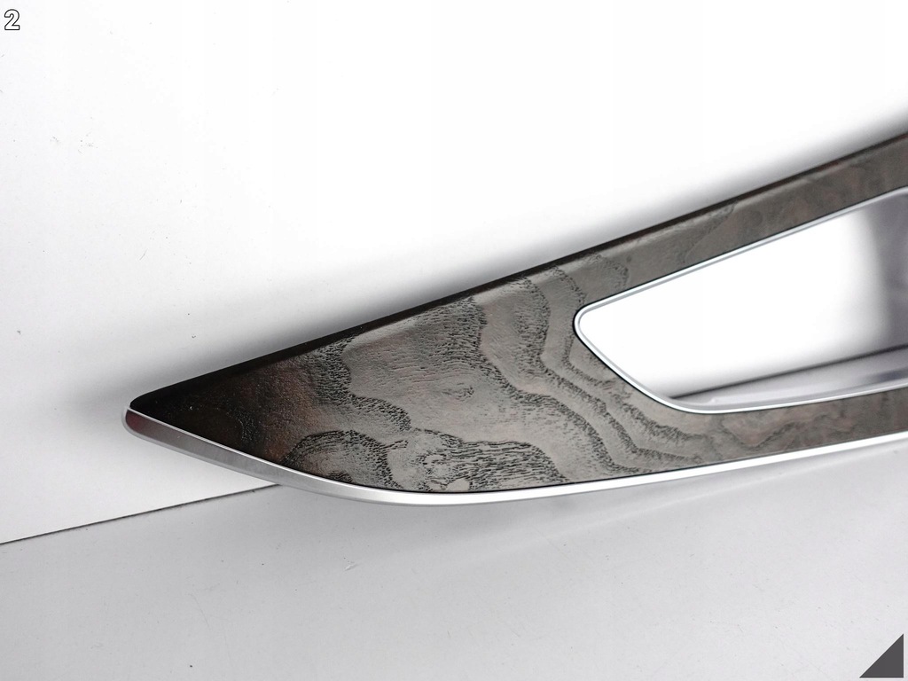 AUDI A6 S6 4G0 C7 LIFT 10-18 COVER DOOR DECOR RIGHT CHROME WOOD AJ3 Product image