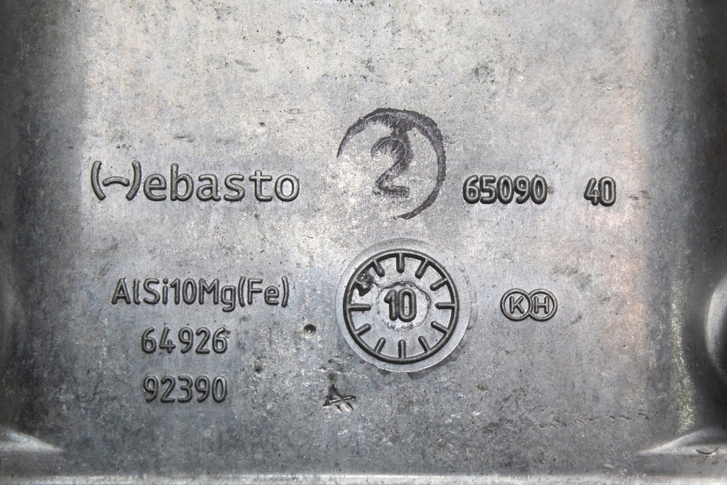Bake Webasto Thermo Top C Diesel 5.0 kW 12V Audi Q7 Bus VW Sitz 4L0815071g Product image