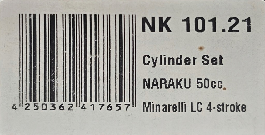 Zylinder Naraku Yamaha Aerox Neos Vino MBK Booster 50 LC 4T - NK101.21 Product image