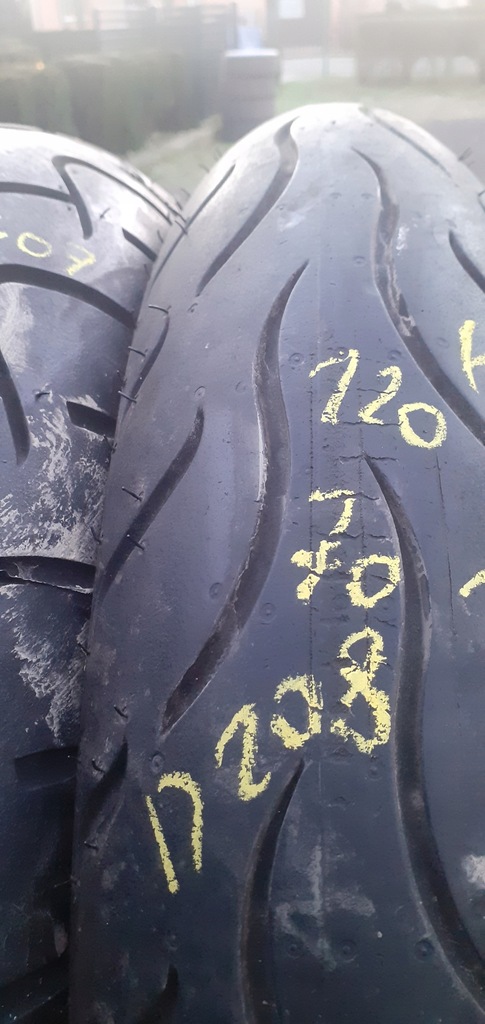 SET Reifen DUNLOP SPORTMAX HARLEY D. 180/55ZR18 + 120/70ZR19 D207 D208 Product image
