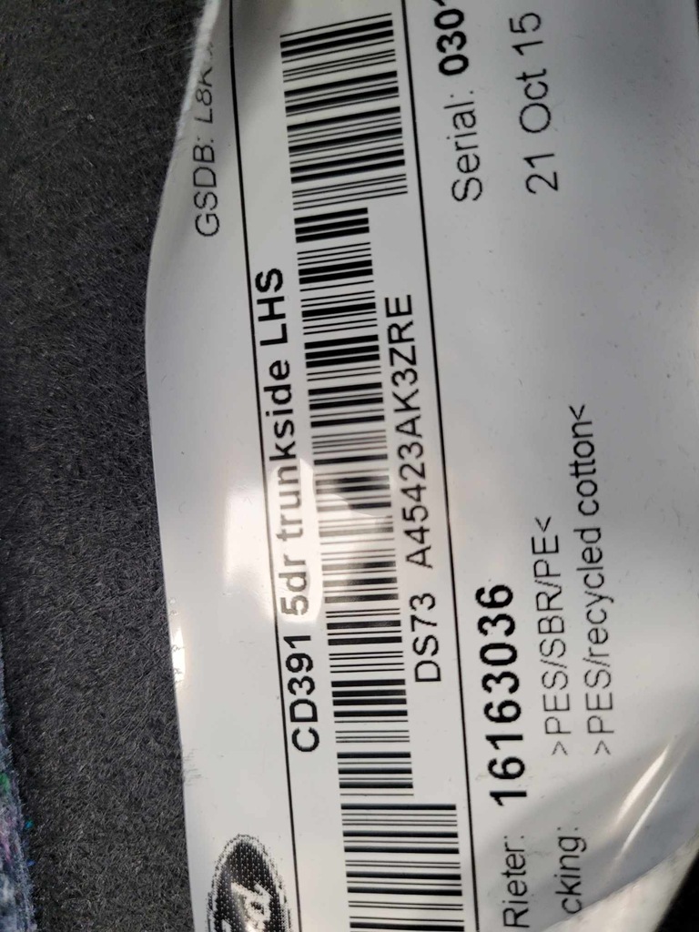 KOFFERRAUMSEITE HINTEN LINKS FORD MONDEO MK5 HB Product image