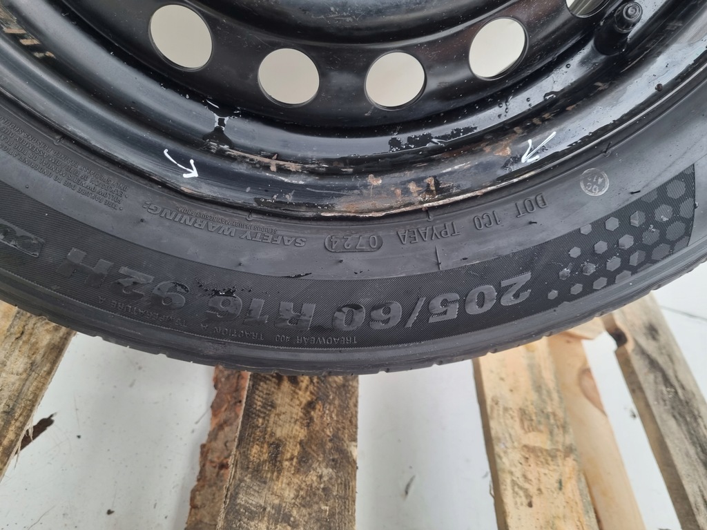 Renault Megane Scenic III ERSATZREIFEN 205/60 R16 ET44 5X114.3 2024 Product image