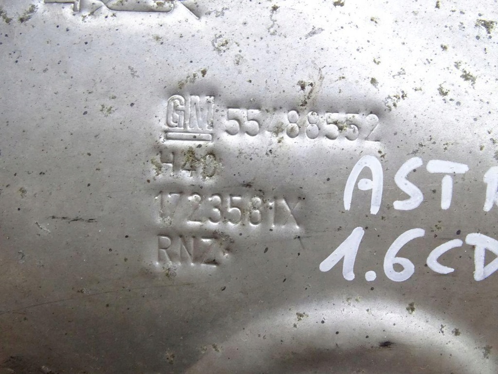 OPEL ASTRA K 15-19 1.6 CDTI DPF KATALYTISCHES HITZESCHILD 55488552 Product image