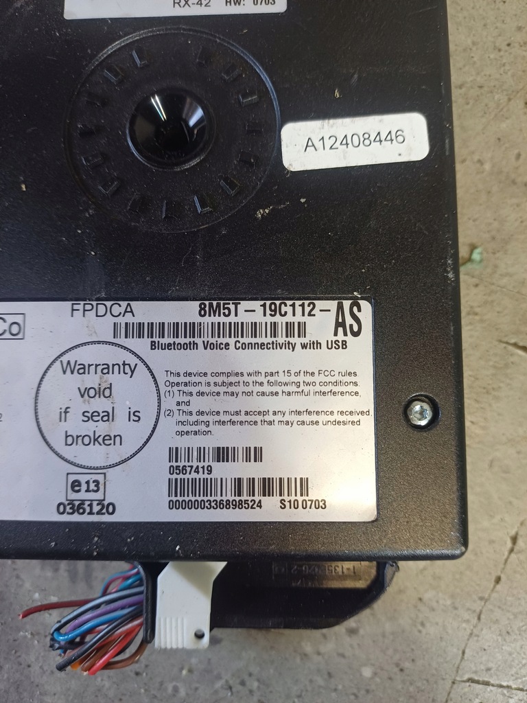 BLUETOOTH-MODUL FORD FOCUS MK3 C MAX MK2 KUGA MK1 NR. 8N5T-19C112-AS Product image
