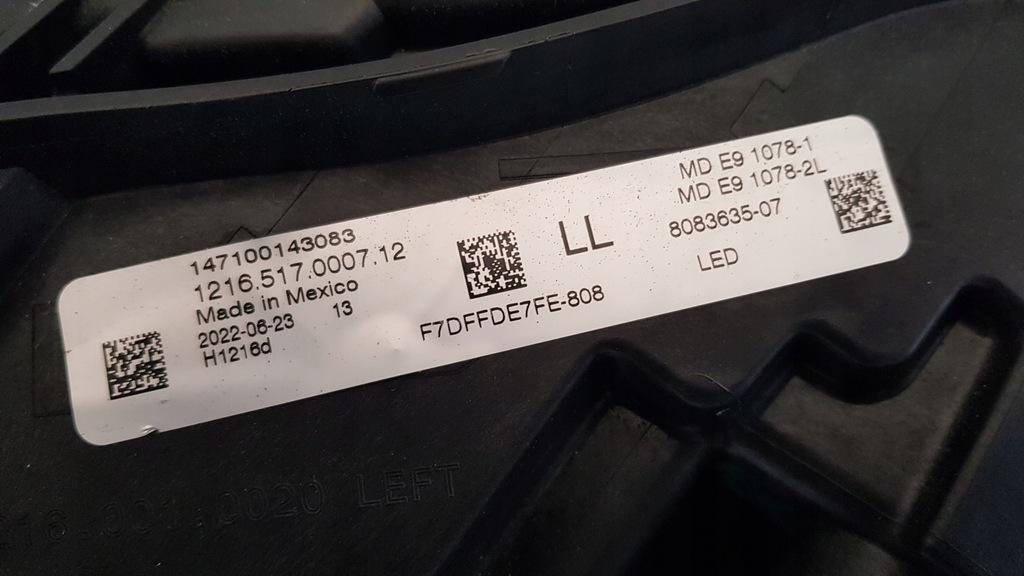 FRONTLEUCHTE VORNE LINKS RECHTS BMW M2 G87 SCHWARZ KOMPLETT 9503470 9503469 Product image