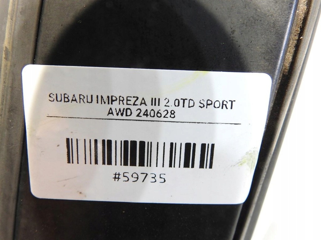 HINTERE LINKE TÜR 61K SUBARU IMPREZA III GH Product image