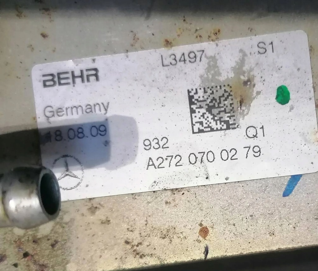 MERCEDES CLS W219 04 KRAFTSTOFFKÜHLER A2720700279 Product image