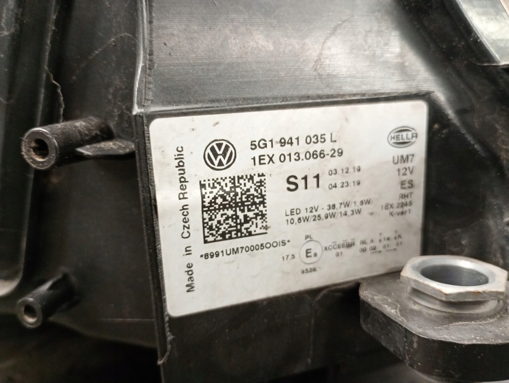5G1941035L Linksschande VW Golf VII 17- HELLA Product image