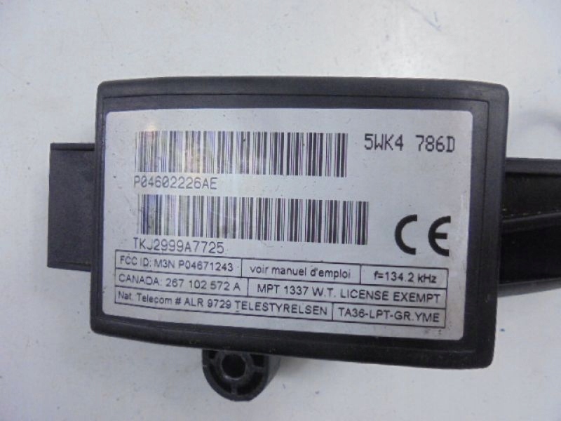 CHRYSLER 300M Wegfahrsperren-Schleifenmodul P04602226AE Product image