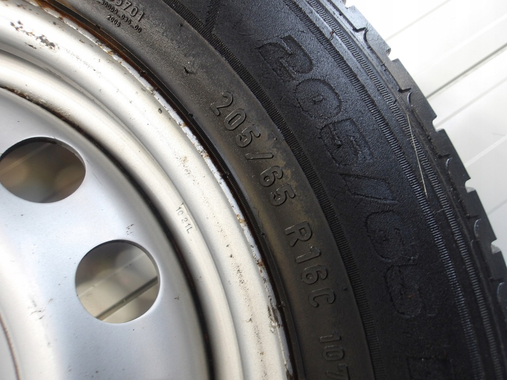 MERCEDES VITO W639 FELGEN GANZJAHRESFELGEN M+S 16'' 205/65R16C 9mm SET 4-tlg. Product image