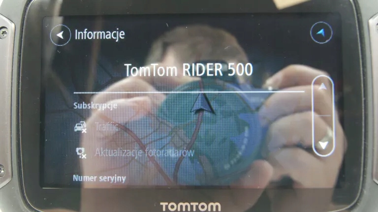 MOTORRADNAVIGATION TOMTOM RIDER 500 NADEL OHNE HALTER Product image