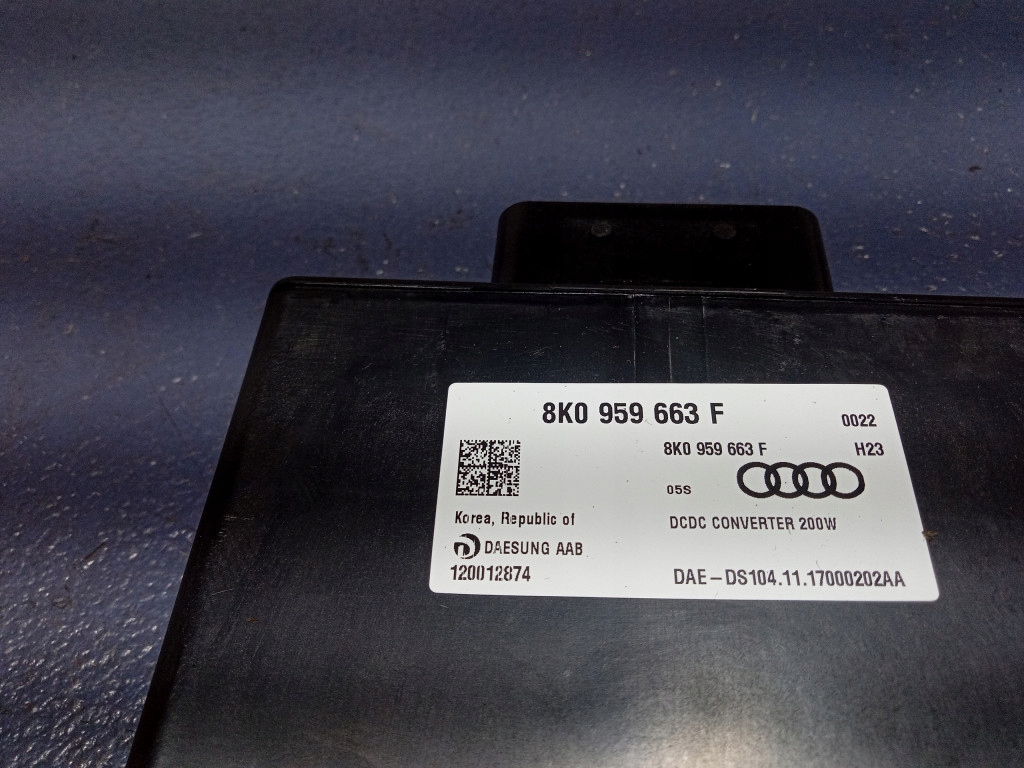 AUDI A6 C7 CONTROLLER SPANNUNGSSTABILISATOR 8K0959663F Product image