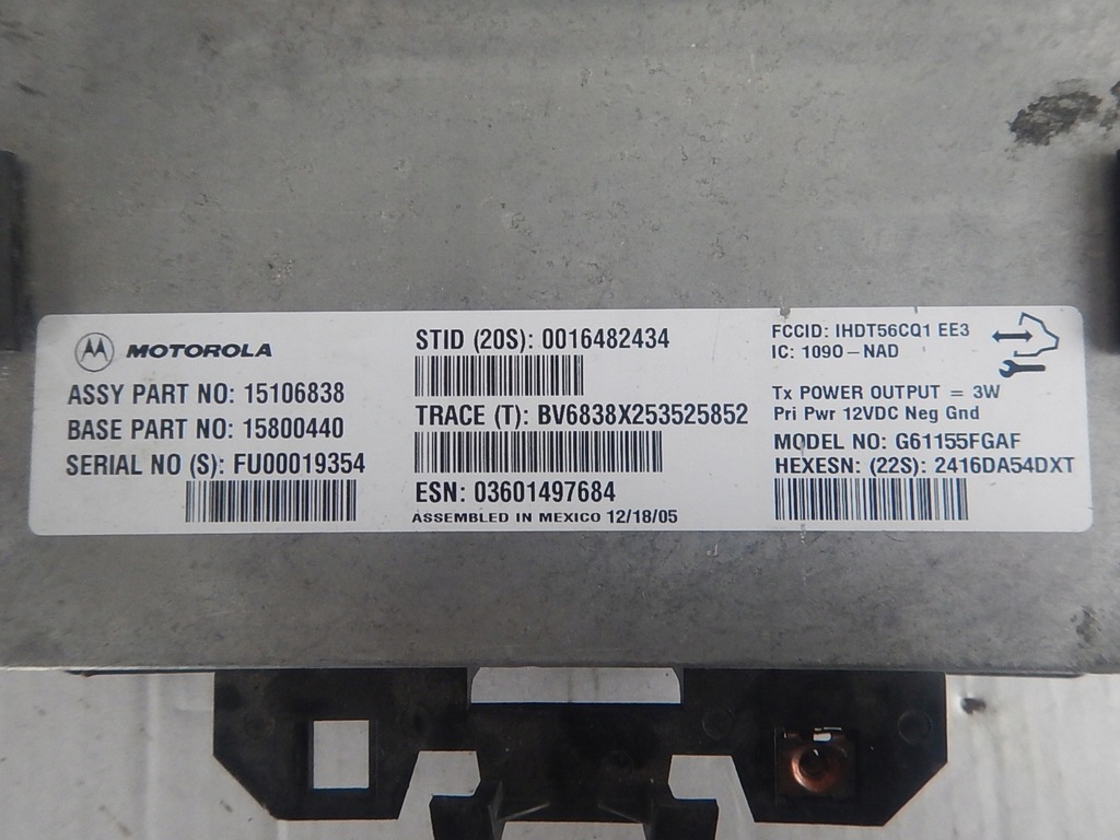 CHEVROLET TAHOE SUBURBAN TELEFONEMPFÄNGERMODUL Product image