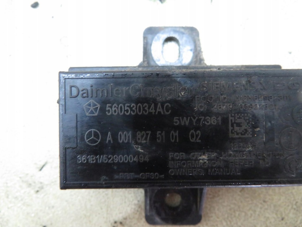 REIFENDRUCKSENSOR JEEP WK 3.0 CRD 56053034AC Product image