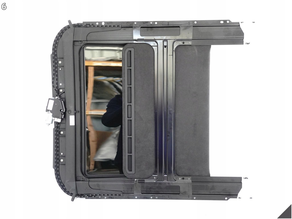 AUDI RS7 S7 A7 C7 4G8 10-18 LIFT SUN ROOF ENGINE ROLLER SHUTTER ALCANTARA COVER Product image