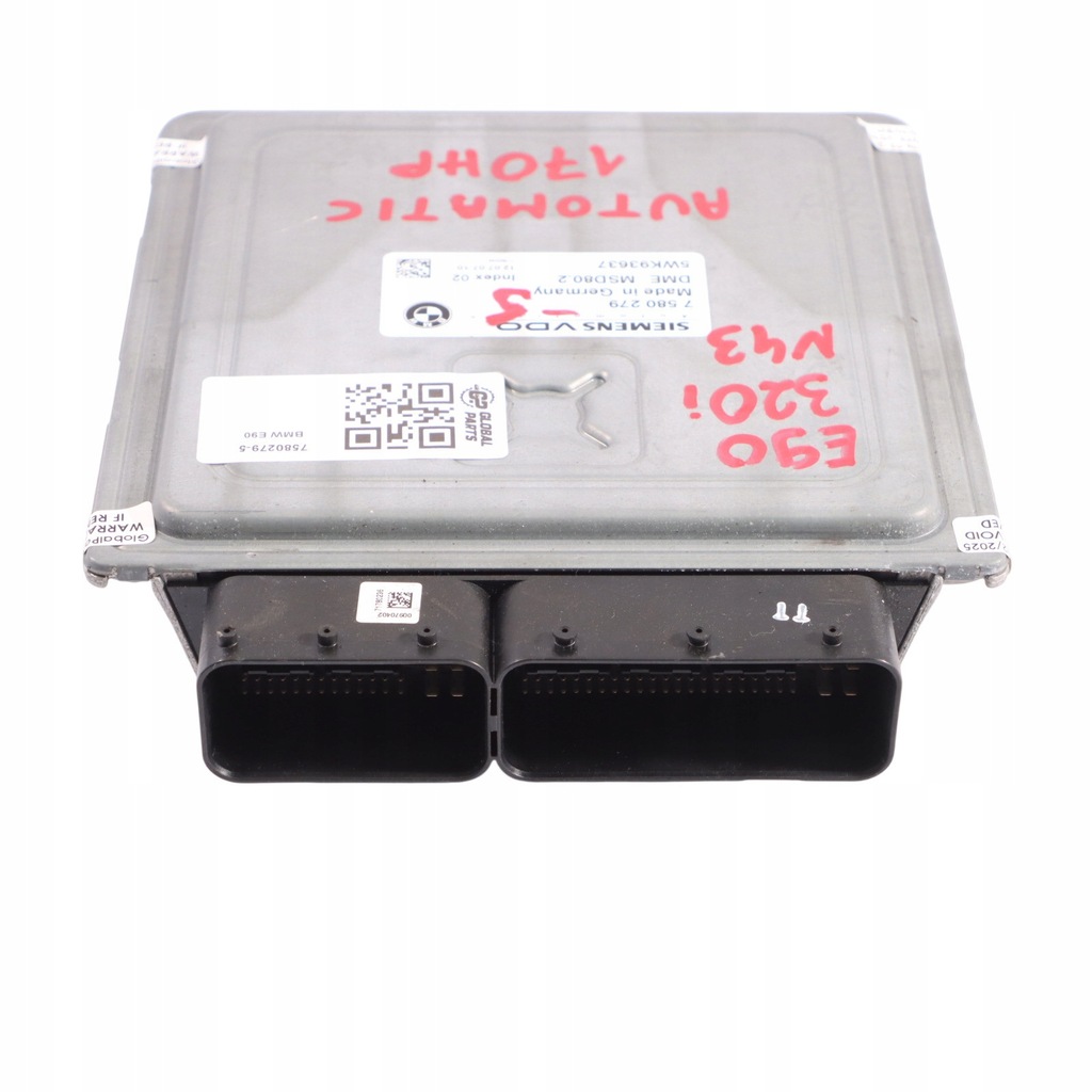 BMW E81 E87 LCI E90 120I 320i N43 170 PS ECU DME 7580279 Motor Computer Product image