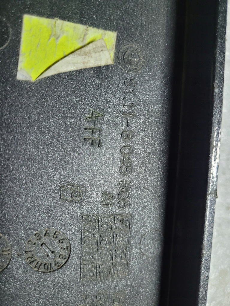 BMW KENNZEICHENPAD 51118045505 Product image