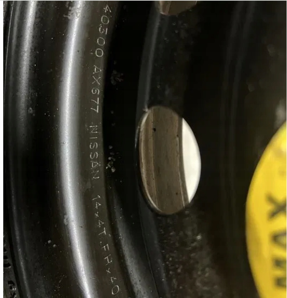 4x100 Ersatzrad Nissan Micra K12 13 11 Sunny 105/70/14 Product image