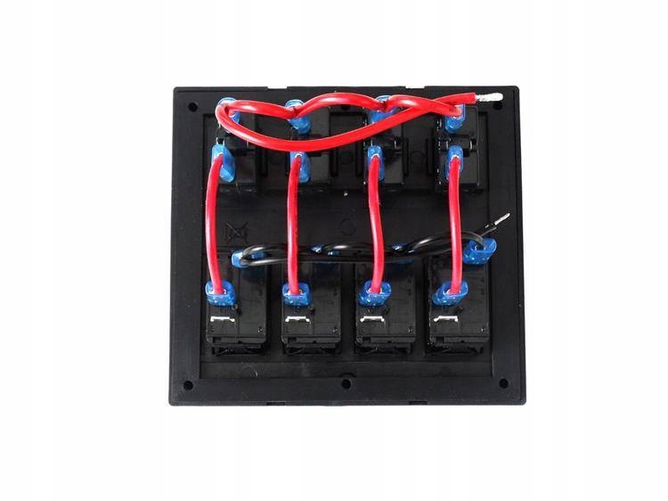 Schalter 12/24V IP68 ON-OFFx4, 4xB 2x5A 1x10A 1x15A Drift-Offroad Product image