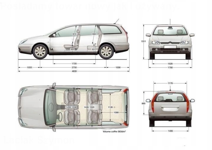 Türleiste vorne links Volvo S40 V40 2000-2004 Product image