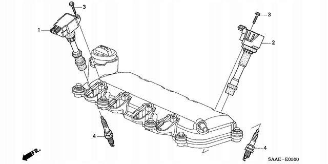 HONDA JAZZ II 02-07R CITY CIVIC ZÜNDSPULE Product image