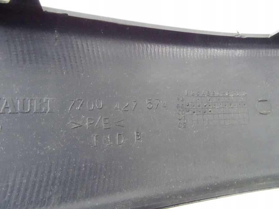RENAULT MEGANE I 95-02 STOßSTANGE LINKS HINTEN SEDAN 7700427574 Product image