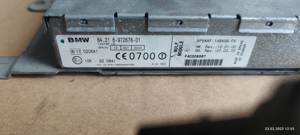 BMW E90 BLUETOOTH-CONTROLLER-MODUL 6972678 Product image