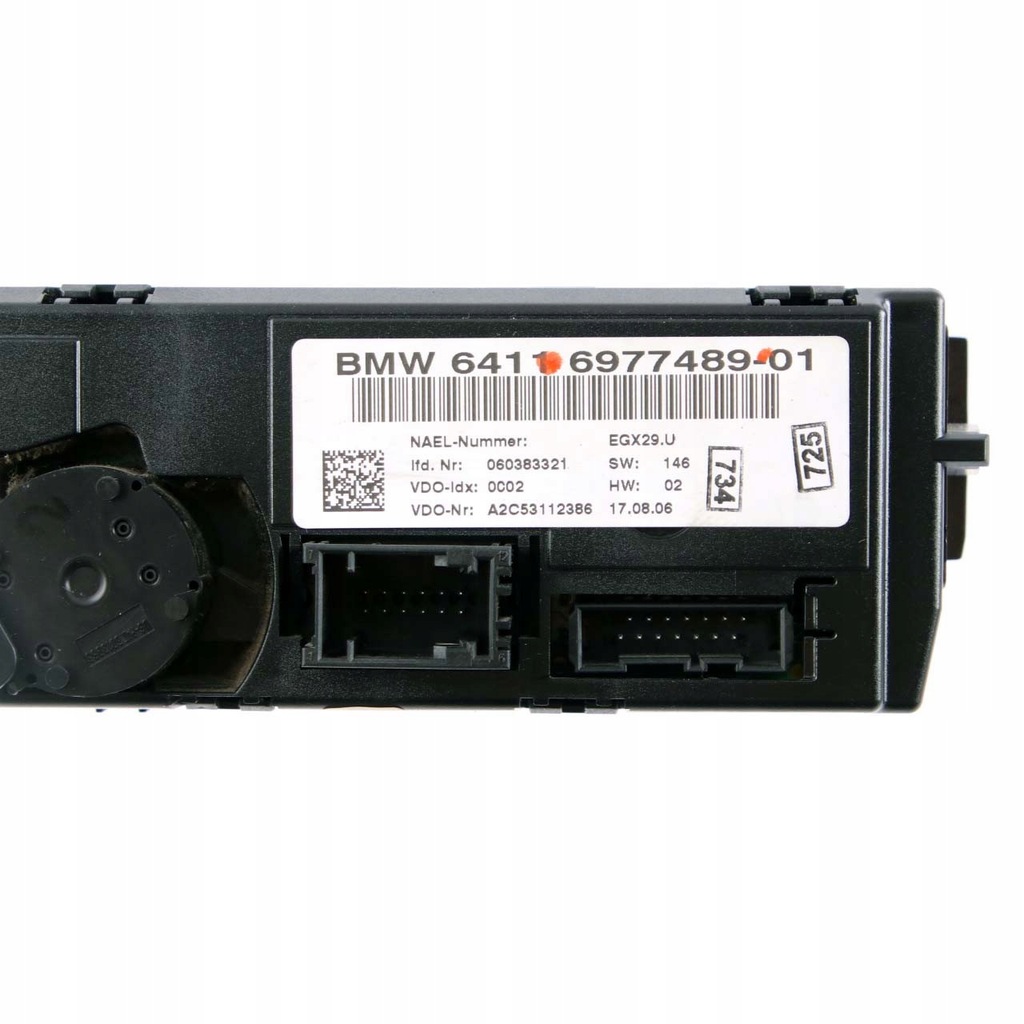 BMW E92 E93 Klimaanlagen-Bedienfeldschalter 6977489 Product image