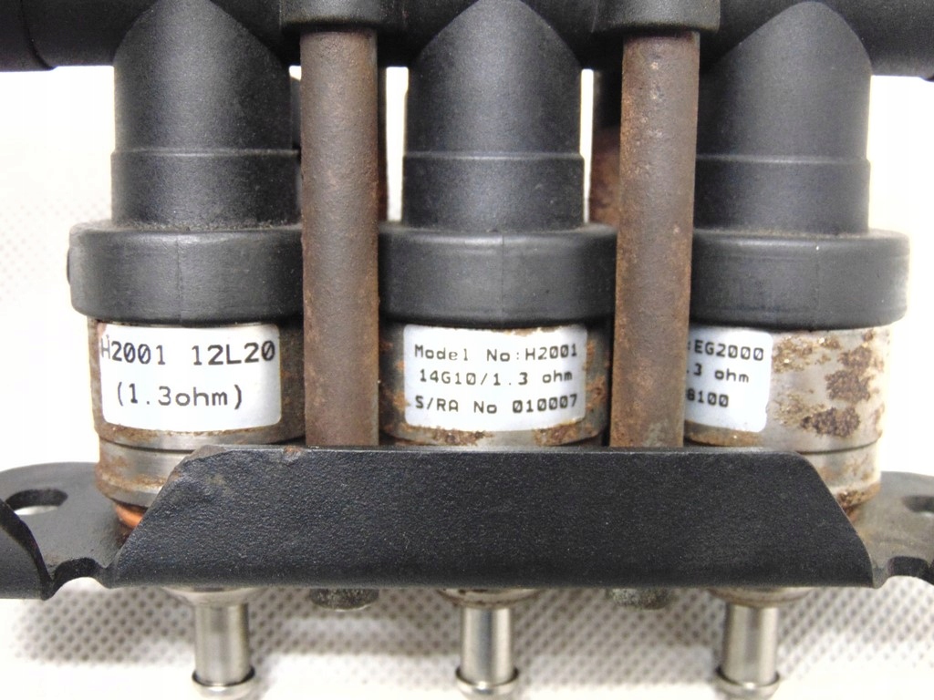 INJEKTOREN INJEKTORSCHIENE LPG CNG HANA H2001 1,3 Ohm SET V6 Product image