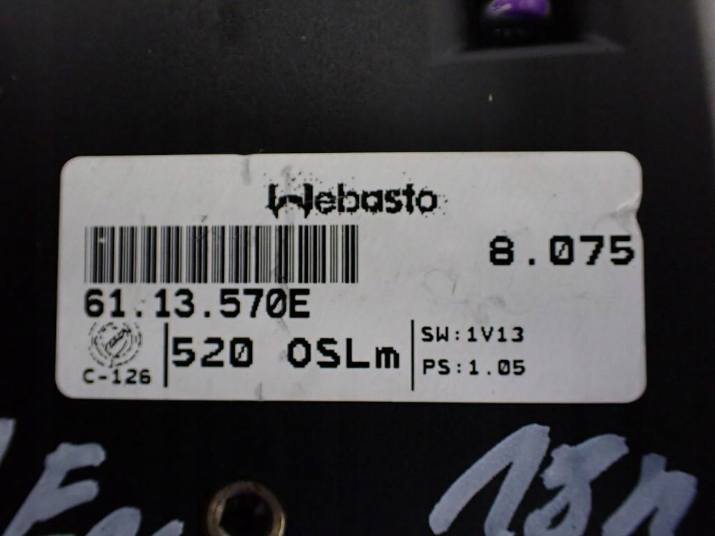 SCHIEBEDACHMOTOR ORIGINAL 1763997A 6113570E JEEP RENEGADE 18R Product image