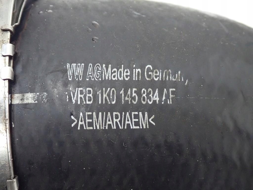 SCHLAUCH LADELUFTKÜHLERROHR 1K0145834AF GOLF VI 1.6 TDI CAY 15R Product image