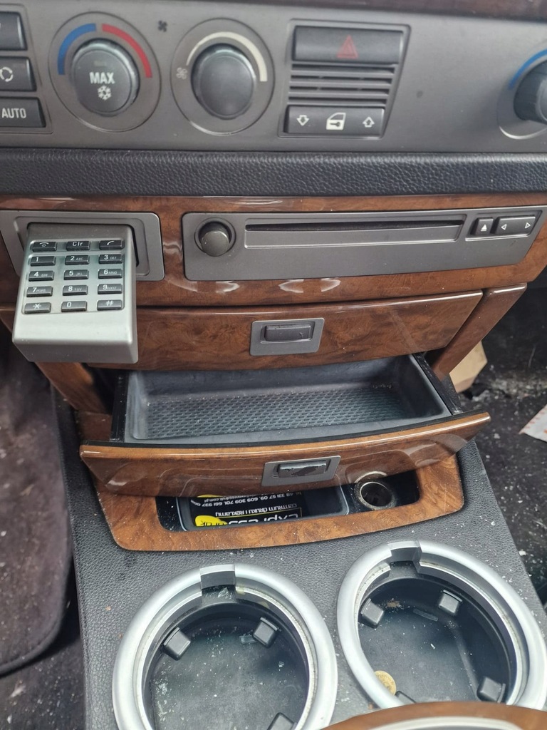 Rahmenrahmen +Telefon Holz BMW 7 E65 01-05 Product image