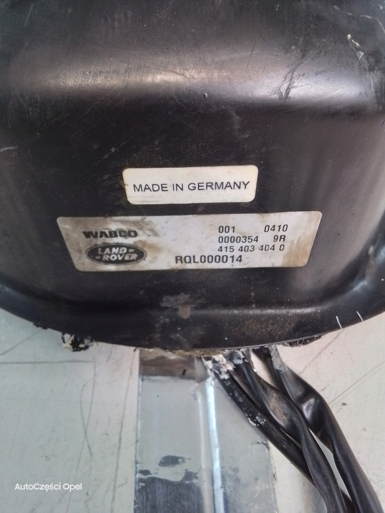 N885 FEDERUNG KOMPRESSOR RANGE ROVER VOGUE L322 4154034040 4154031080 Product image