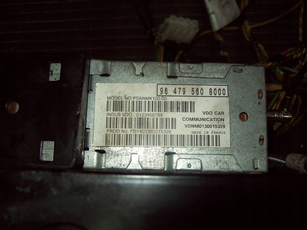 Peugeot 607 2003 Radio-Player, Lesegerät-Wechsler Product image