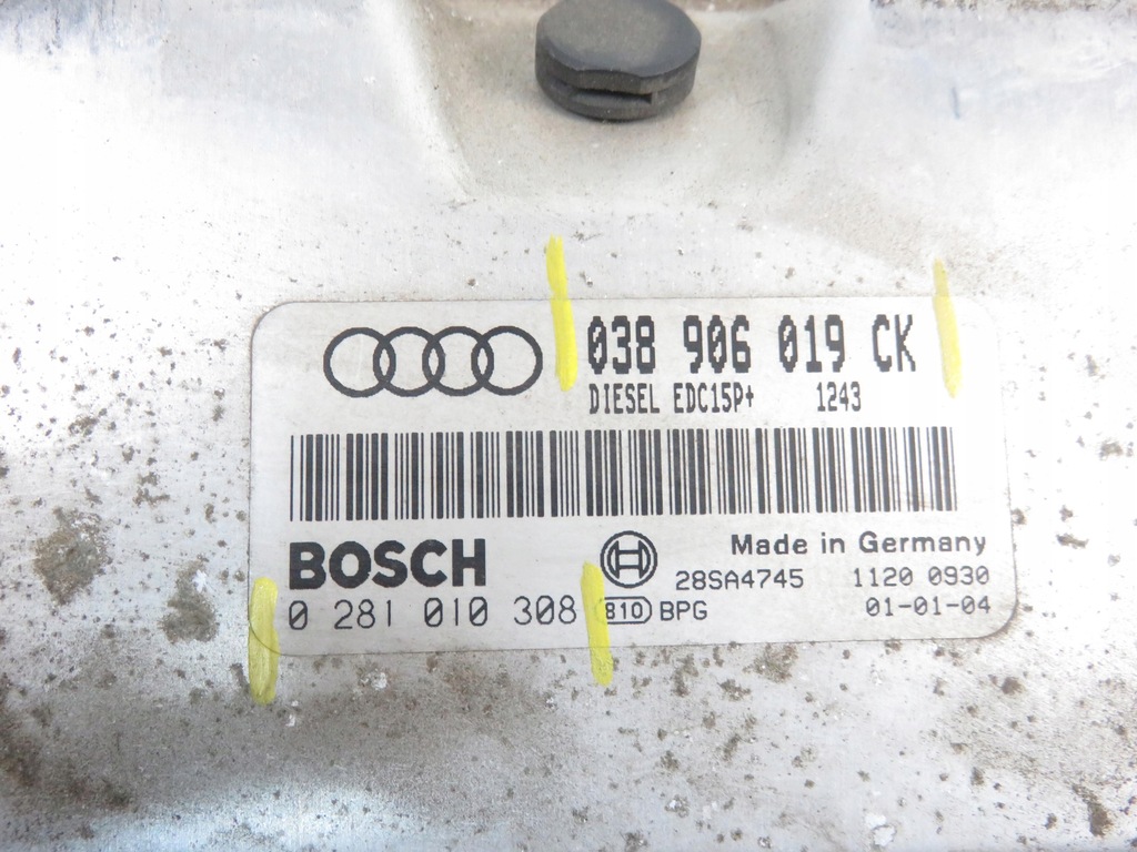 Audi A3 (8L1) 1,9 TDI 038906019ck Controller Product image