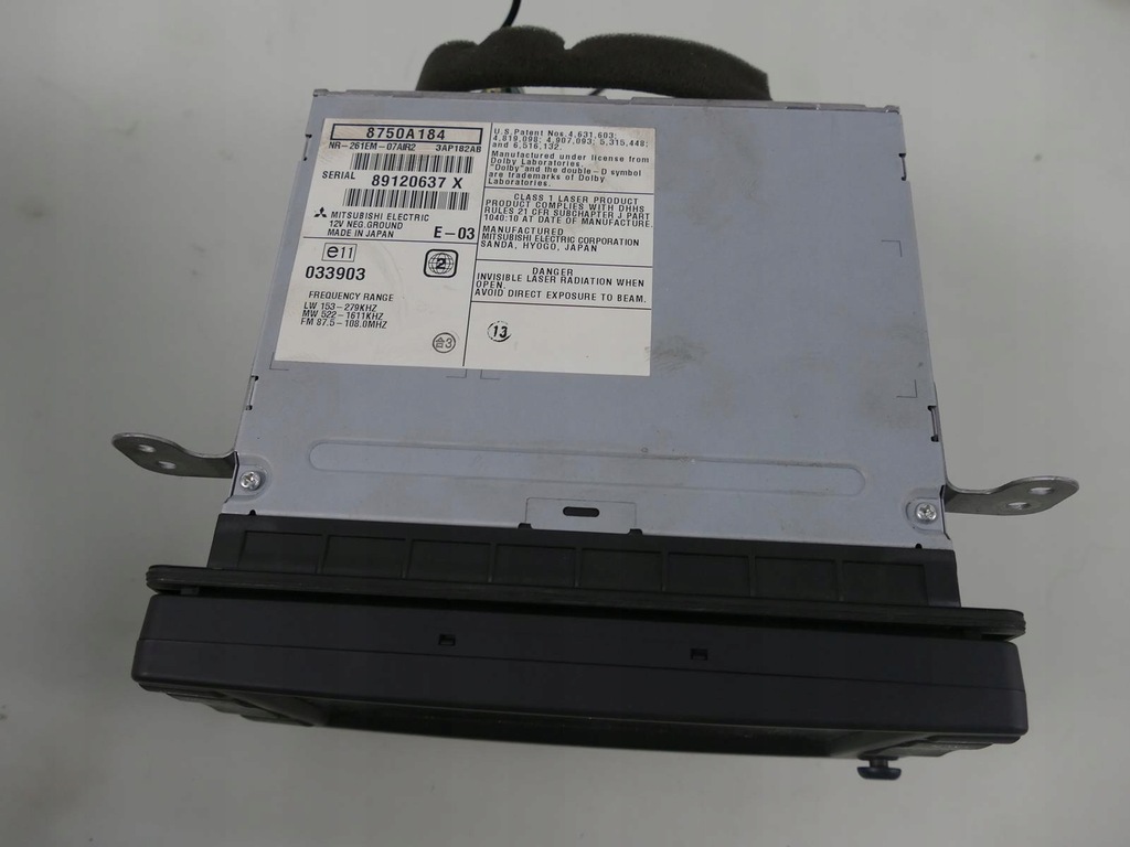 MITSUBISHI OUTLANDER II RADIOPLAYER NAVIGATION NAVI MONITORBILDSCHIRM Product image