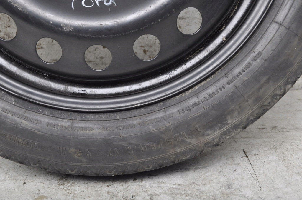 FORD KUGA MK1 S-MAX GALAXY MK3 RESERVERAD 17 ERSATZ 125/80/17 6G92-BB Product image