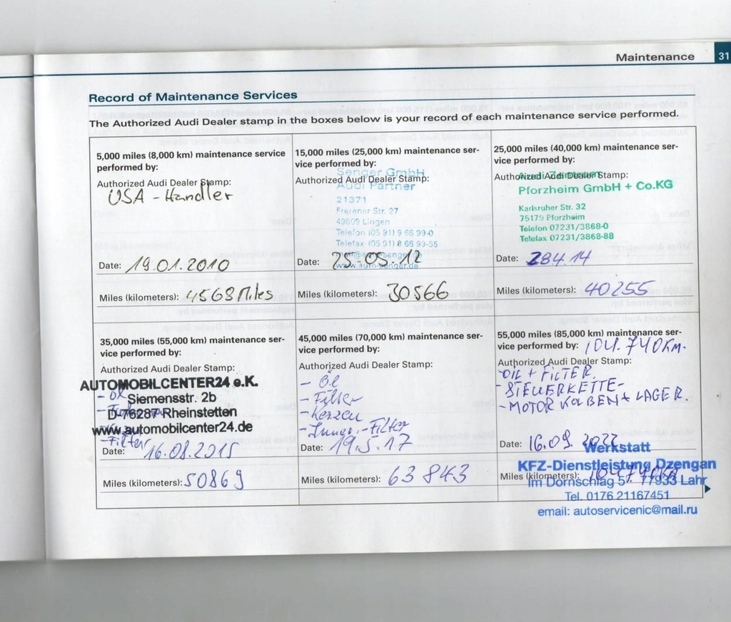 AUDI A4 B8 KOFFERRAUM REGAL HINTEN EUROPA 8K5863411AC SEDAN Product image