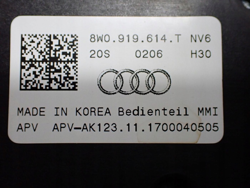 Navi Navi Facktrycha org 8W1919605 8W5035035B Audi A4 B9 8W 18R Product image