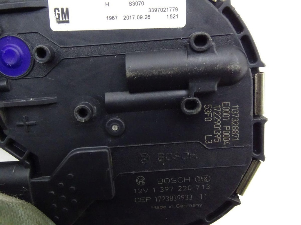 OPEL ASTRA K 15-22 VORDERWISCHERMOTOR 1397220713 Product image