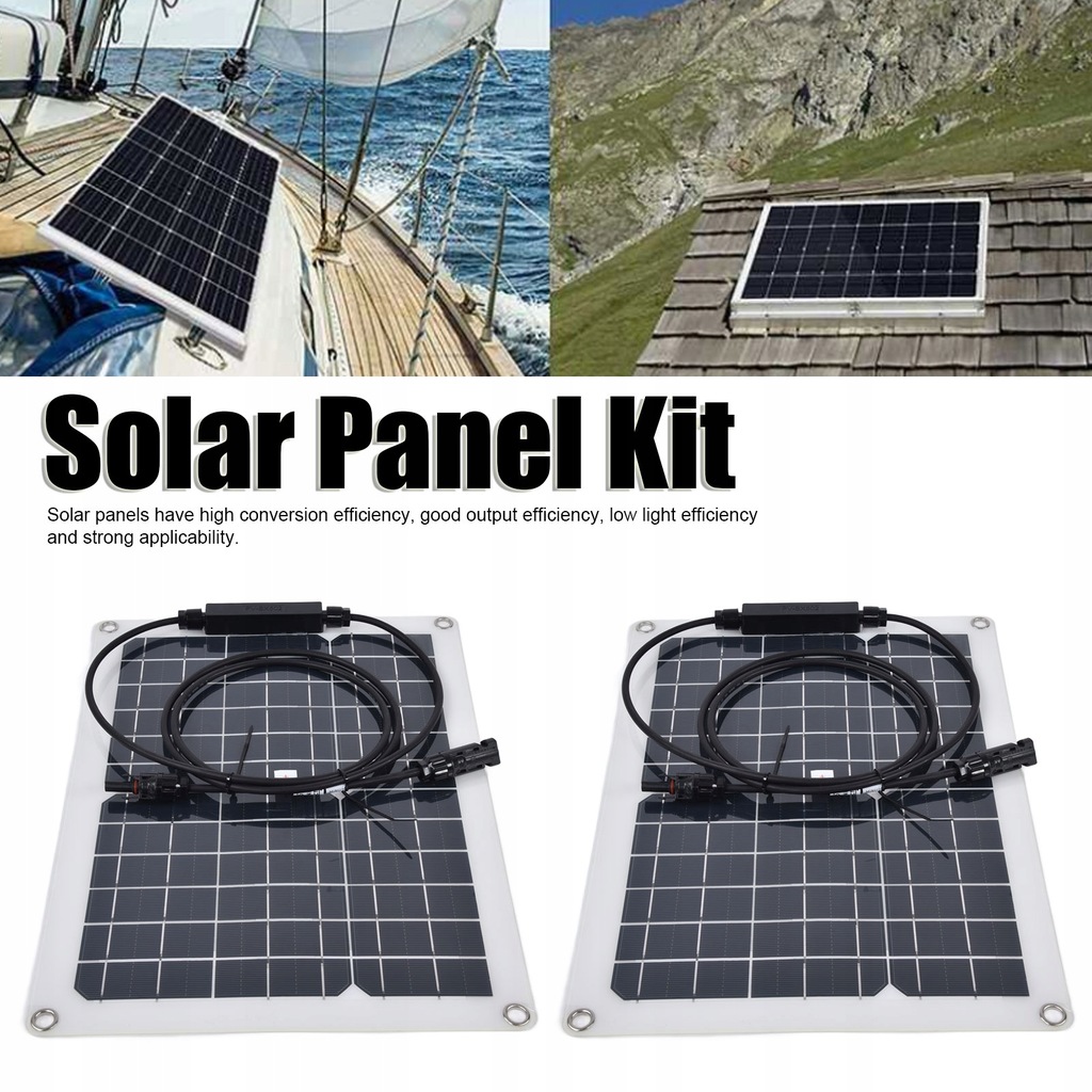 2 PCs. Set von Sonnenkollektoren 15W tragbar Product image