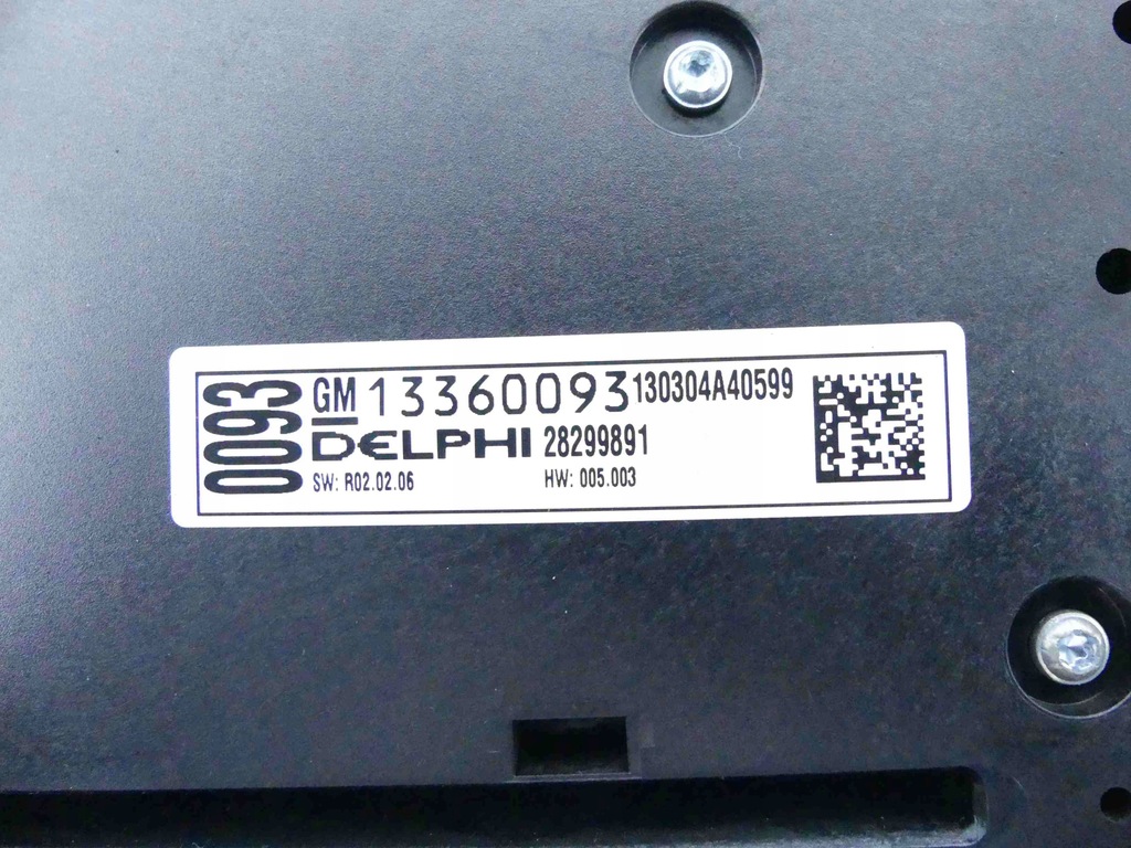 RADIOPANEL NAVI OPEL ASTRA IV J Product image